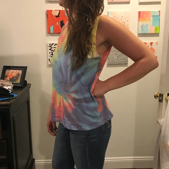 Tie Dye Muscle Tee - Picture 3 of 5